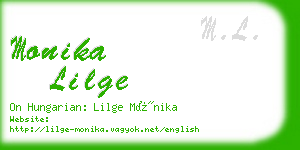 monika lilge business card